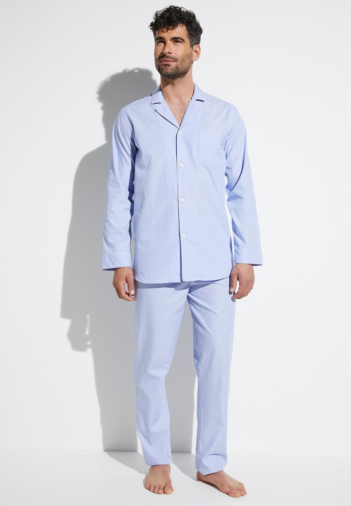 Woven Nightwear | Pyjama lang - light blue