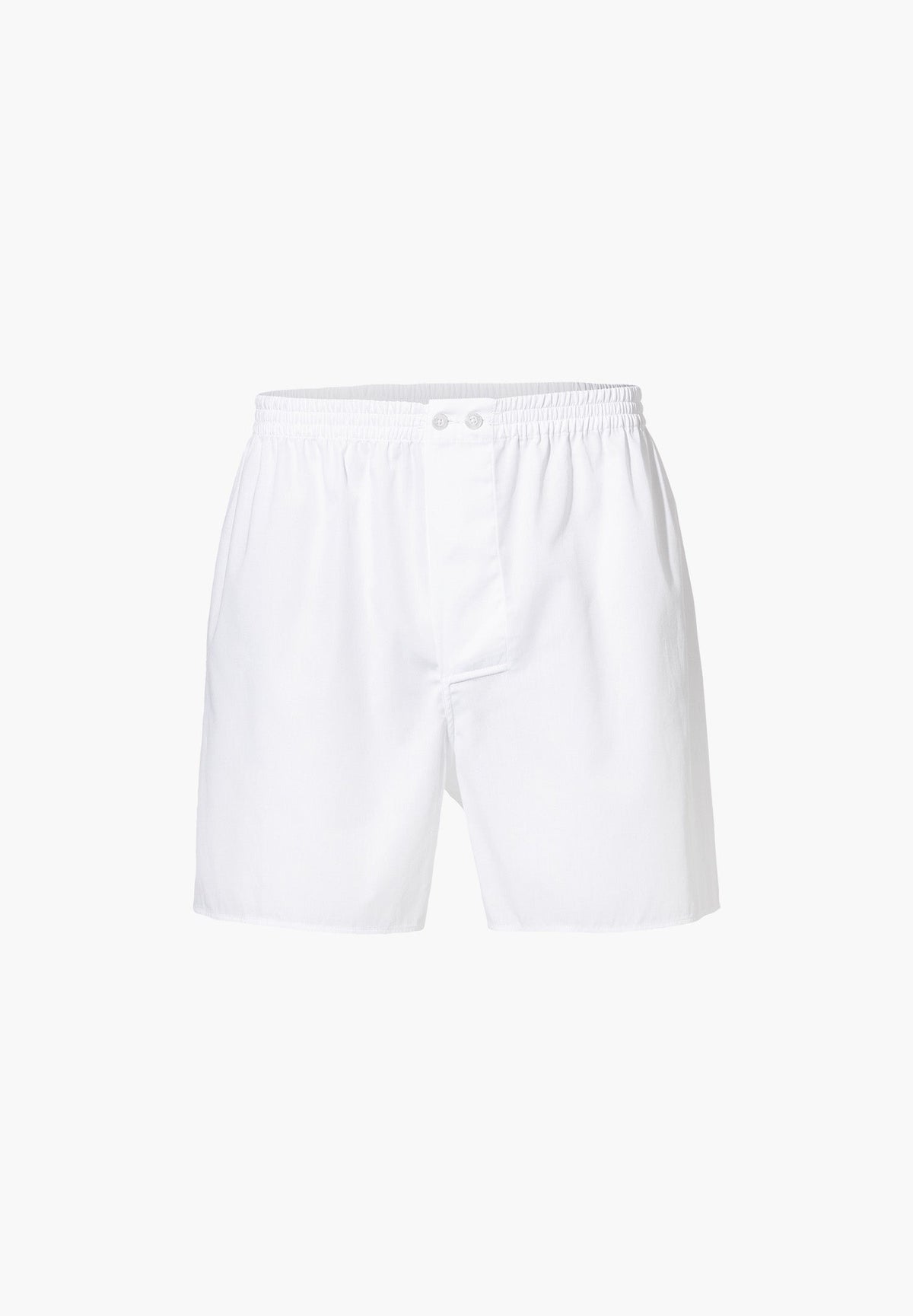 Woven Nightwear | Boxer Shorts - weiss