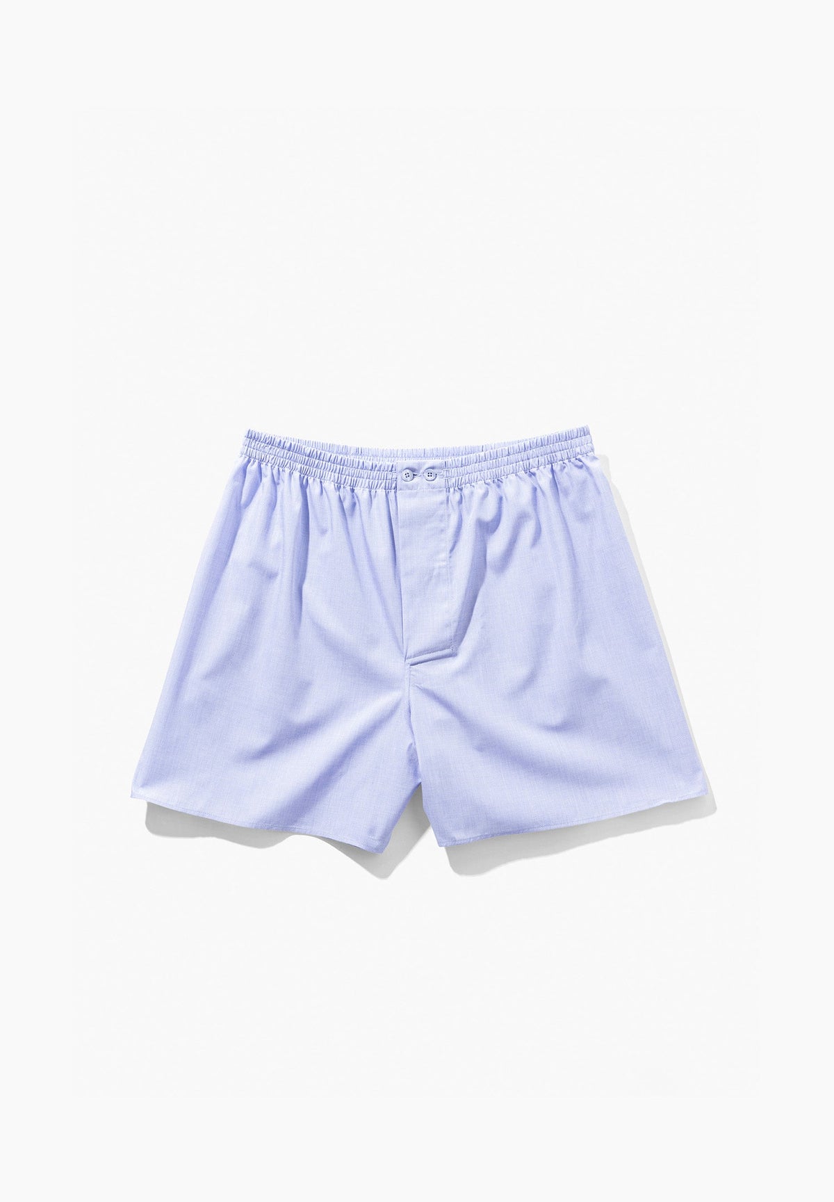 Woven Nightwear | Boxer Shorts - light blue