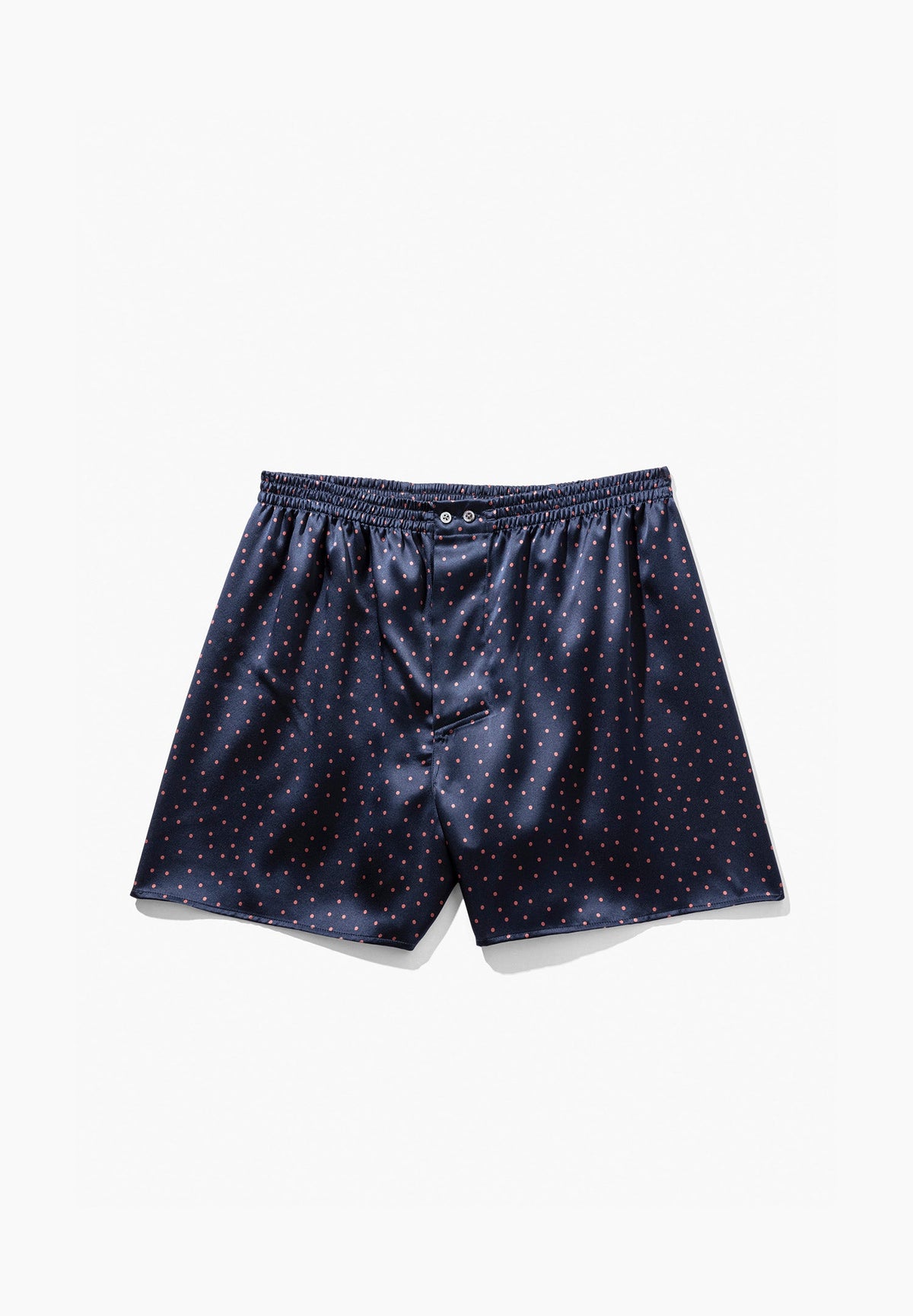 Silk Nightwear | Boxer Shorts - dots