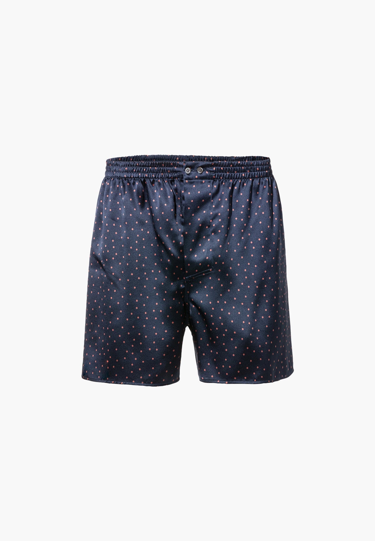 Silk Nightwear | Boxer Shorts - dots