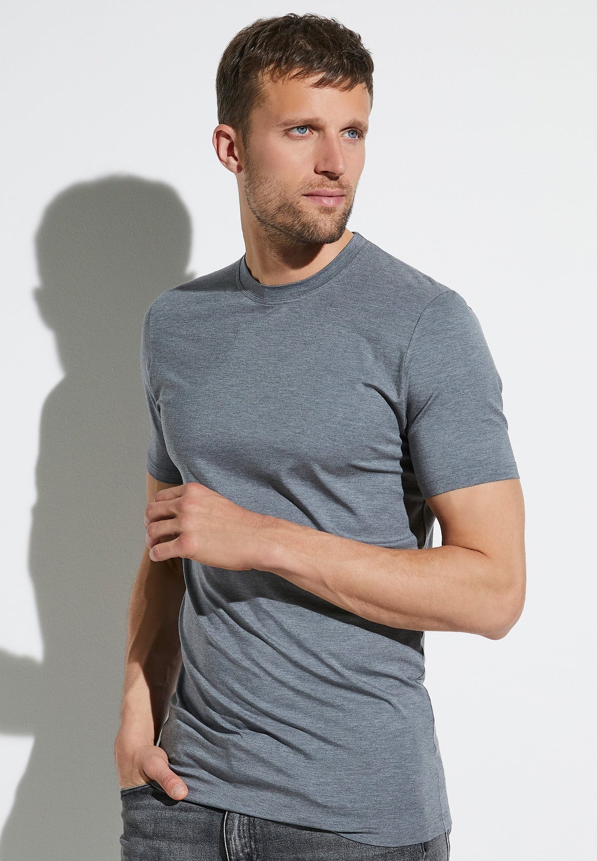 Pureness | T-Shirt Short Sleeve - grey mélange