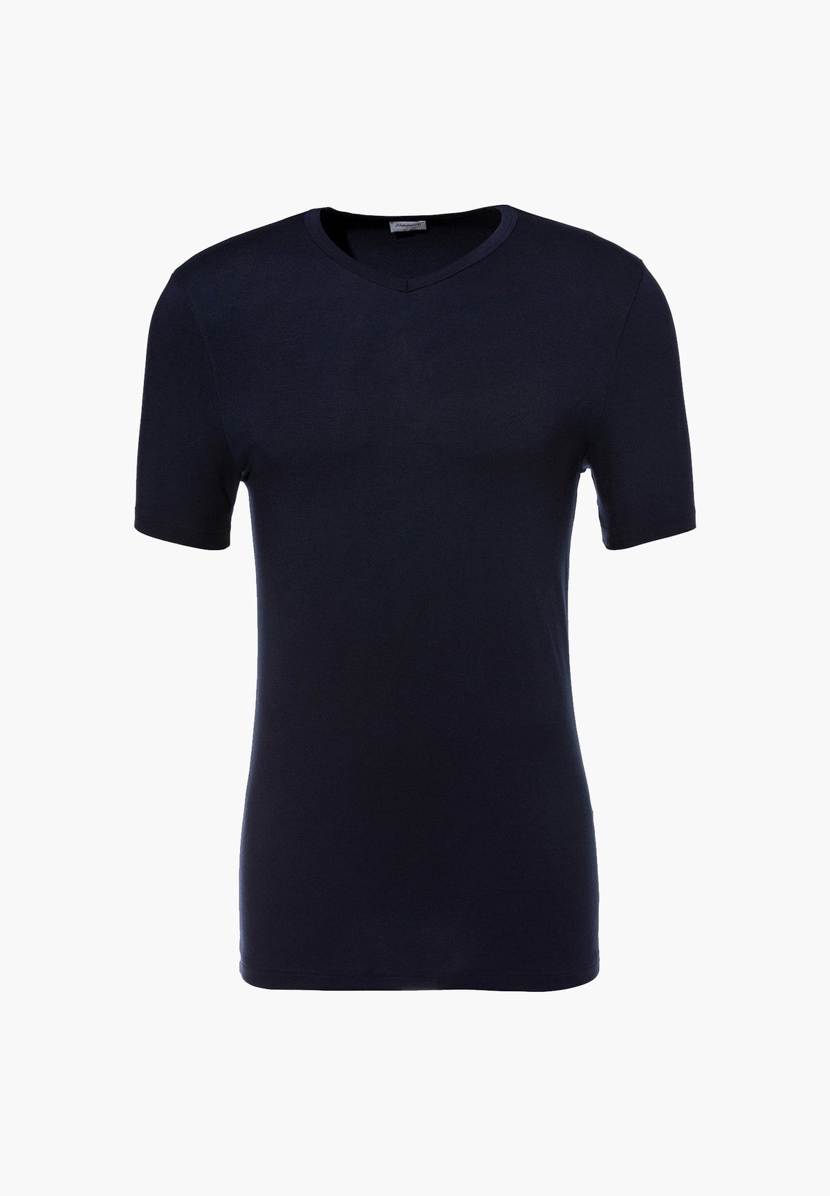 Pureness | T-Shirt kurzarm V-Ausschnitt - navy