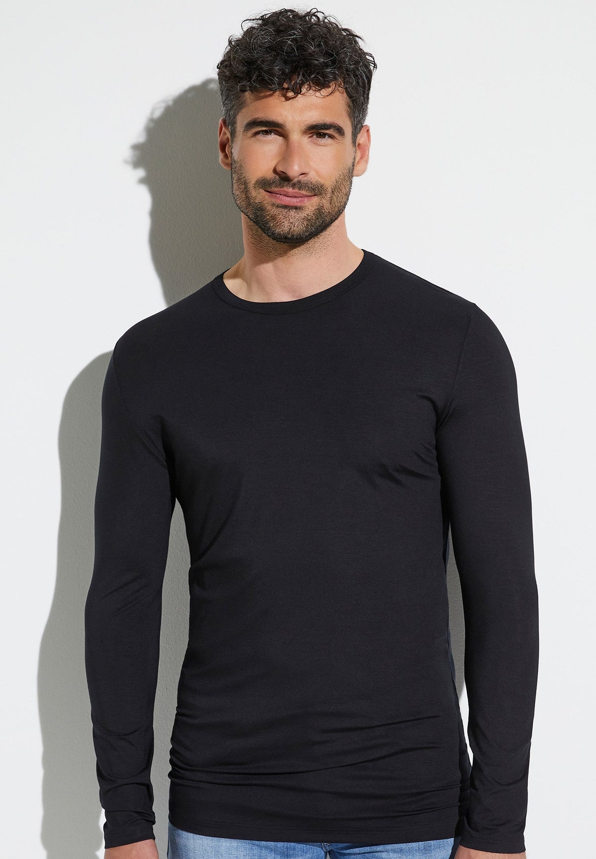 Pureness | T-Shirt langarm - black