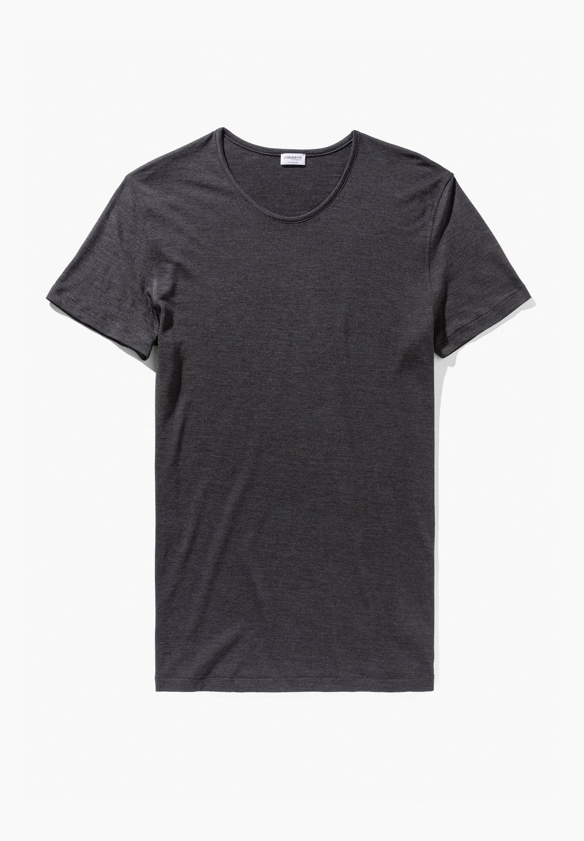 Wool &amp; Silk | T-Shirt kurzarm - charcoal