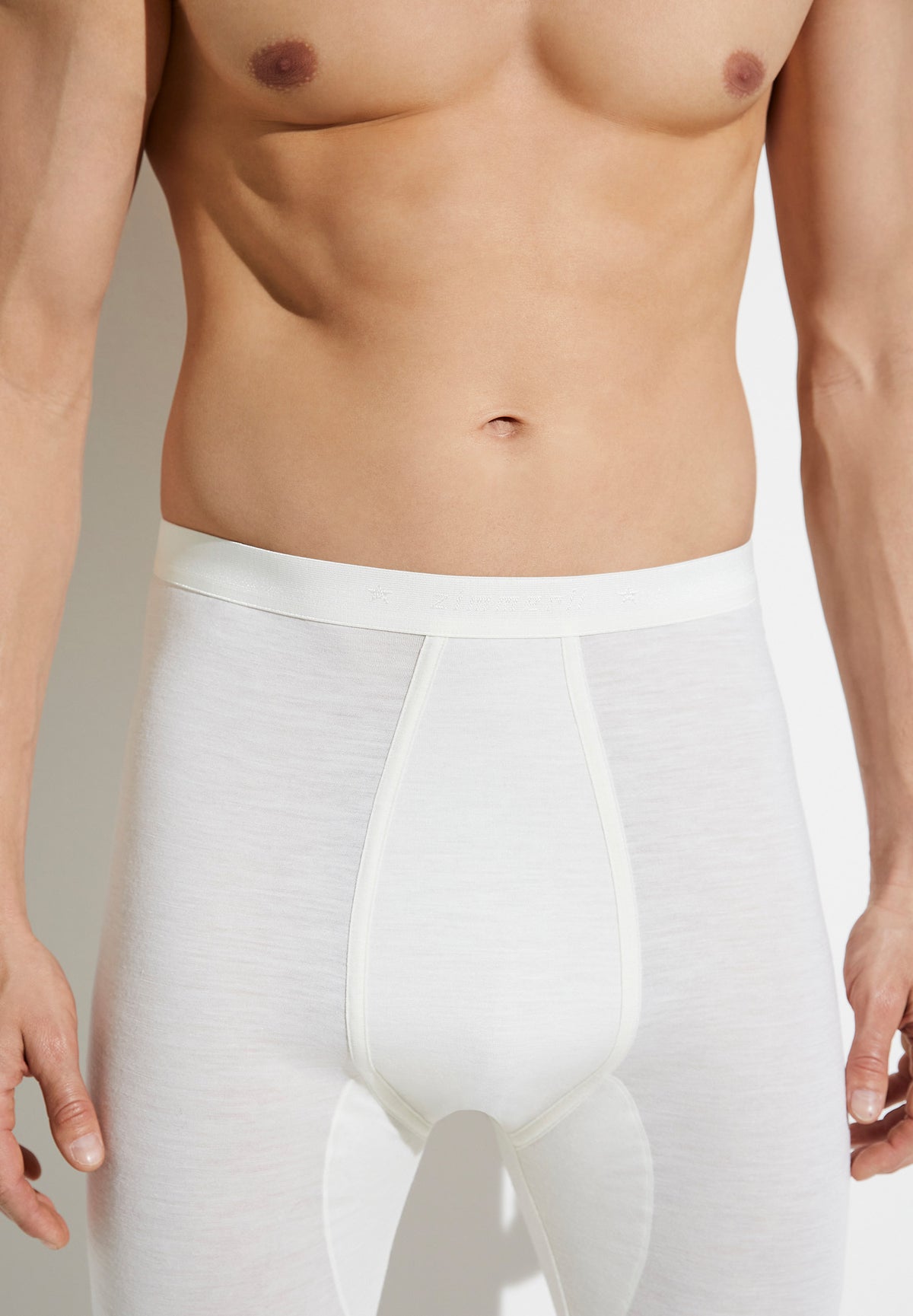 Men Long Johns 100%Natural Silk Underwear For Men Fall Winter