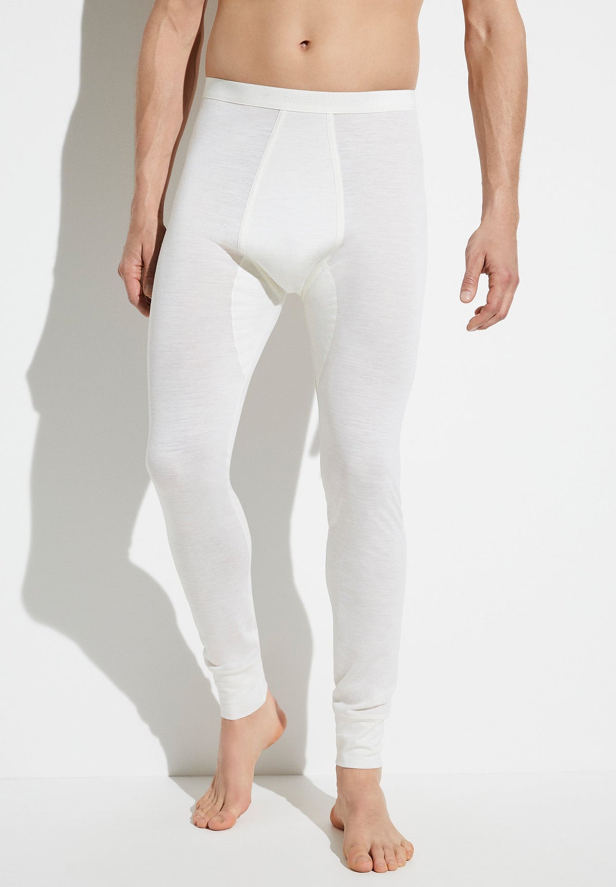 Wool &amp; Silk | Long Johns - écru