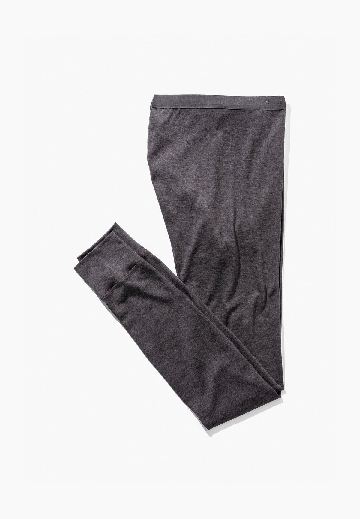 Wool &amp; Silk | Long Johns - charcoal