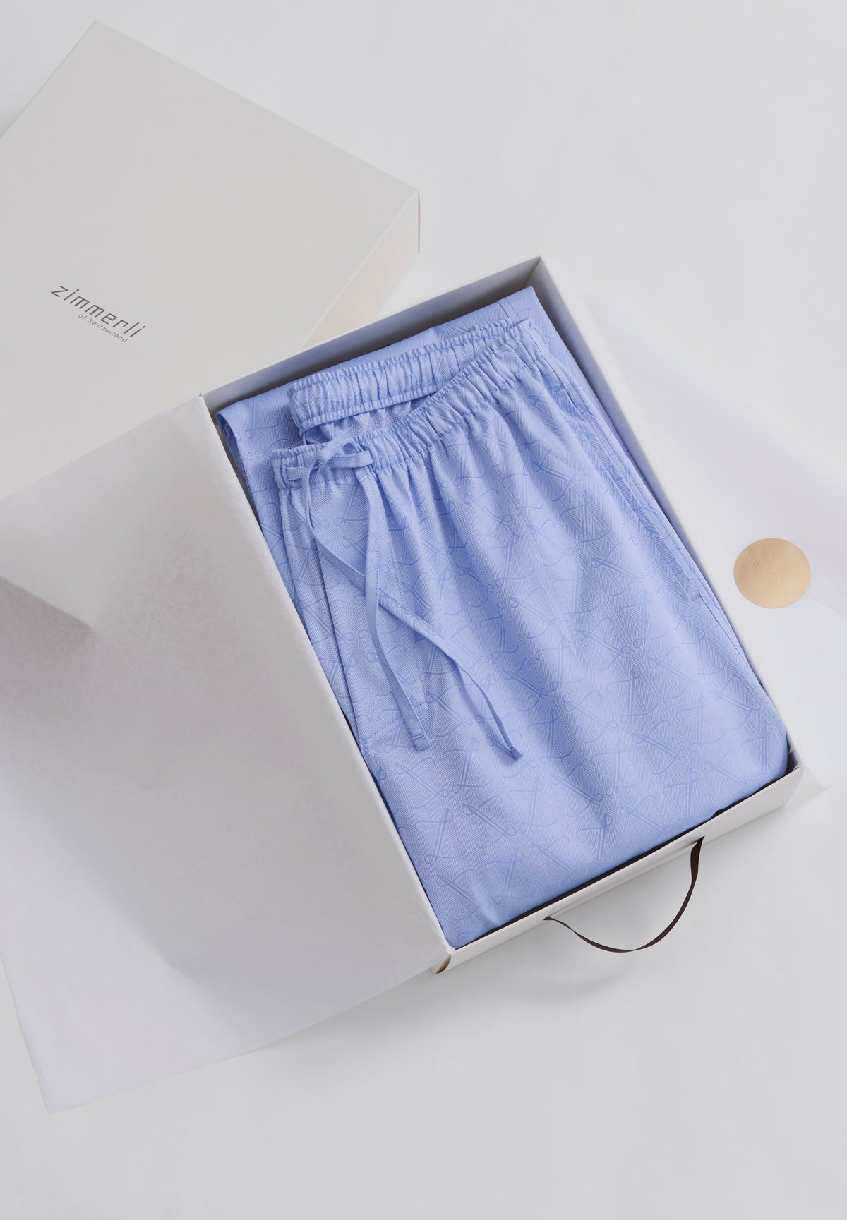 Sea Island Woven | Pants Long - blue