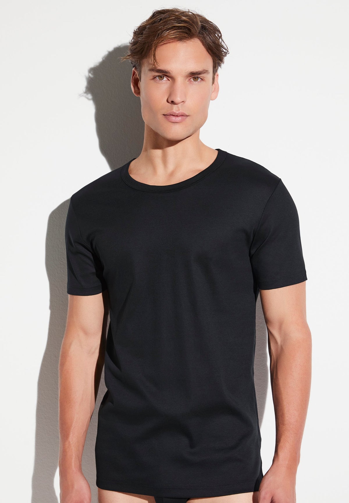 Business Class | T-Shirt kurzarm - schwarz