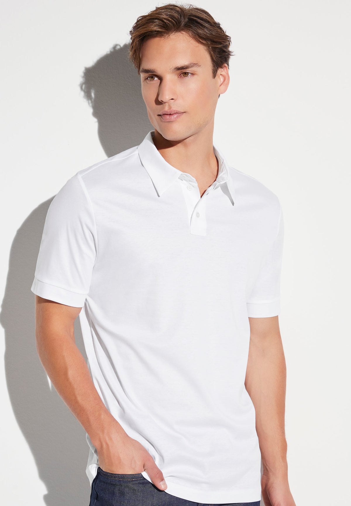 Sea Island | Poloshirt kurzarm - white