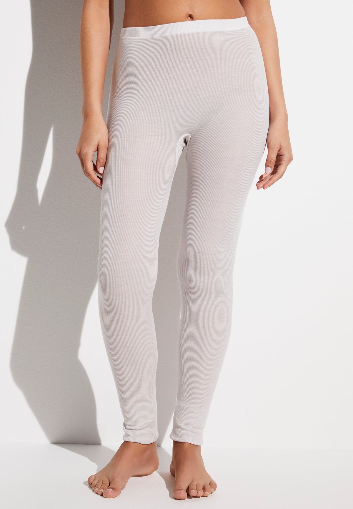 Wool &amp; Silk | Leggings - dove