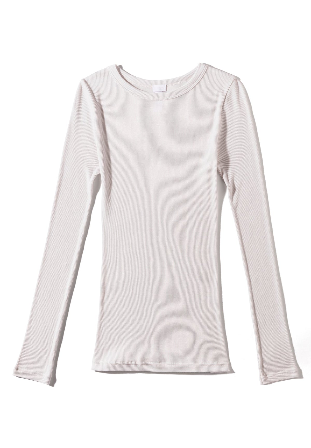 Wool &amp; Silk | T-Shirt langarm - dove