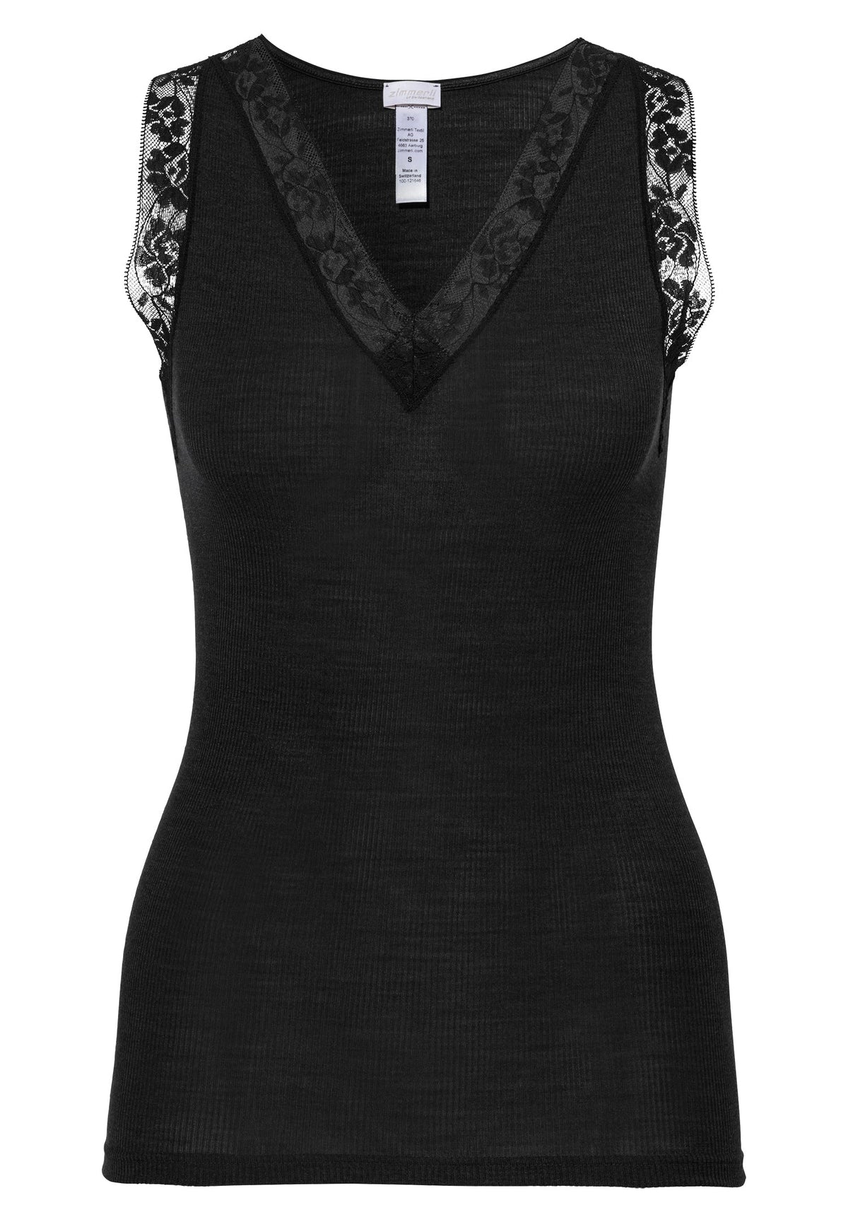 Wool &amp; Silk | Top - schwarz