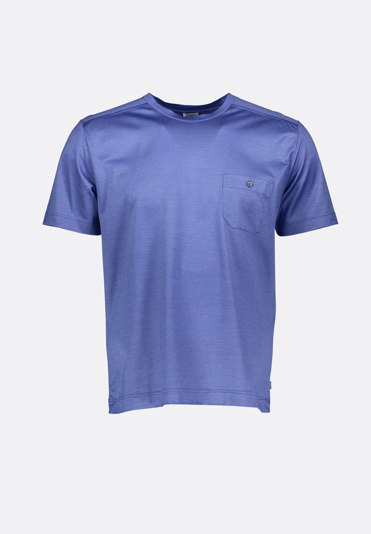 Micro Pique Cotton | T-Shirt Short Sleeve - blue pearl