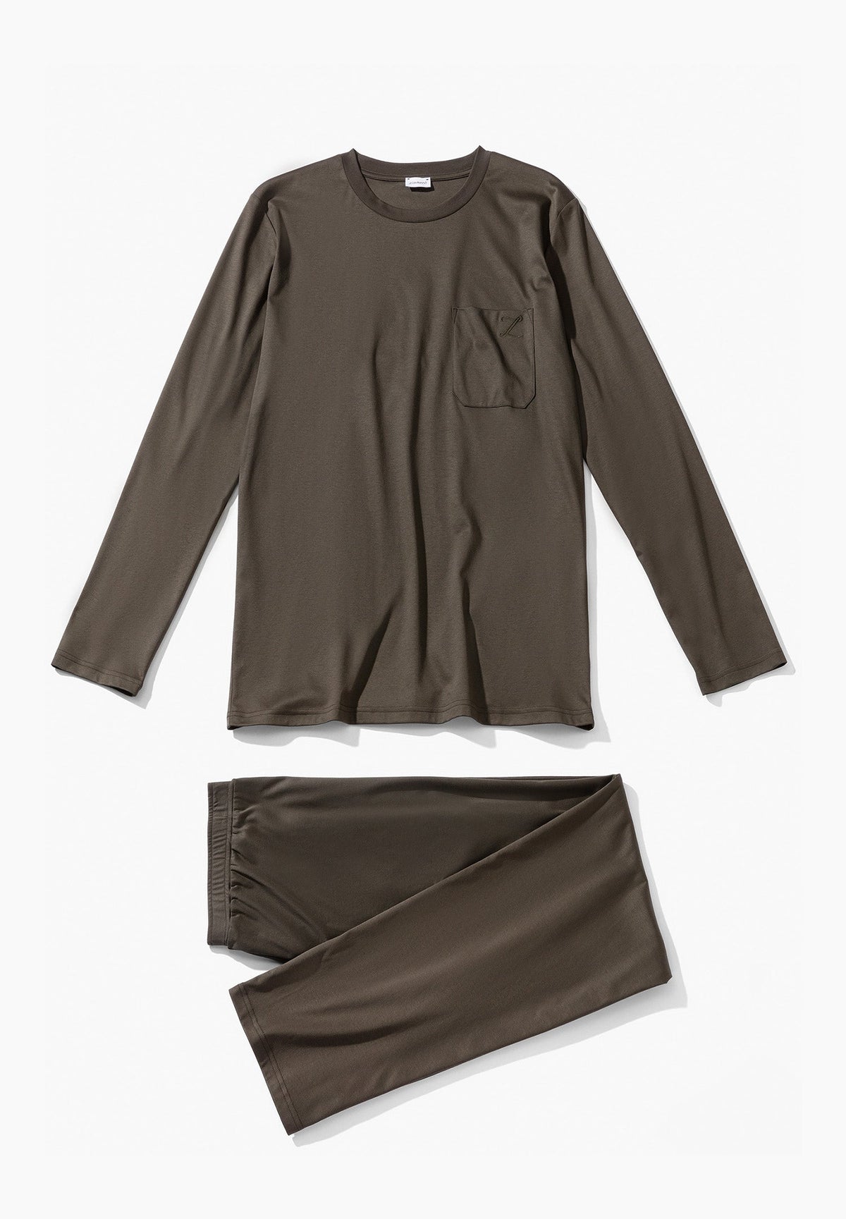 Sea Island | Pyjama longues - black olive