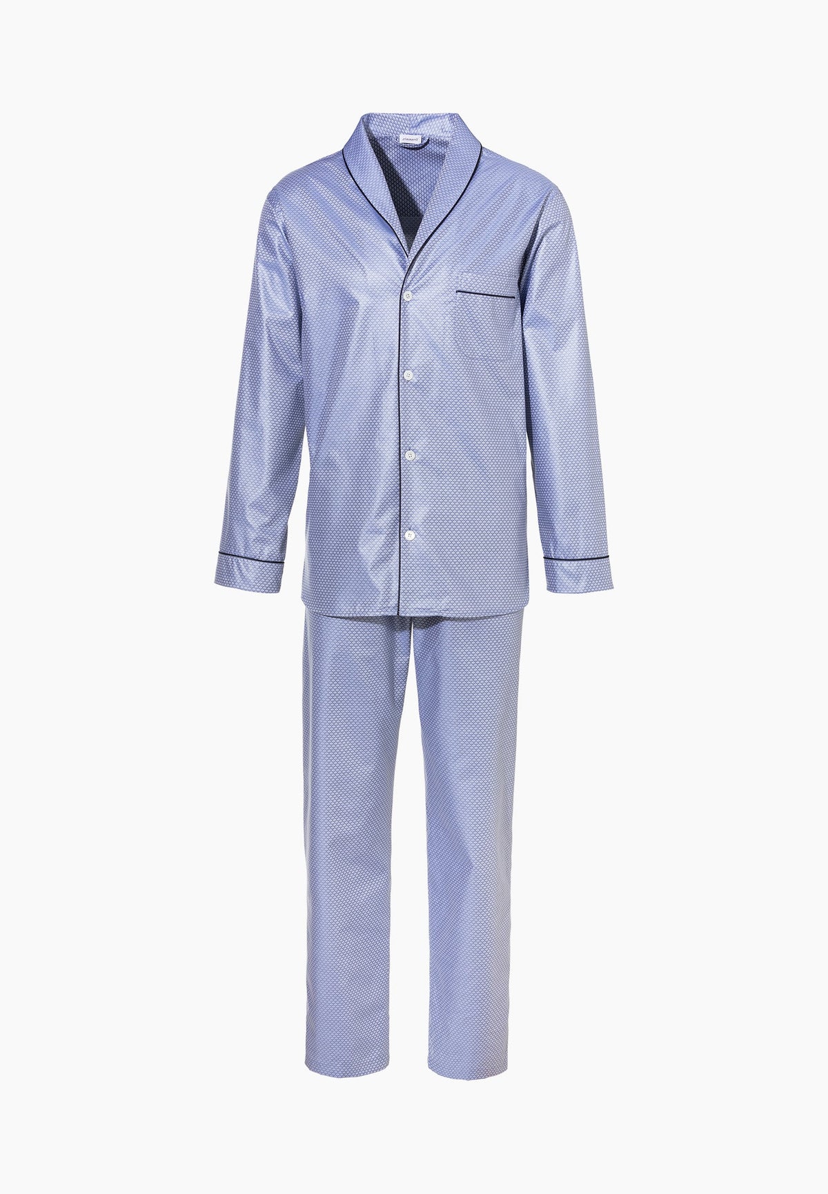 Luxury Jacquard | Pyjama Long - blue horizon