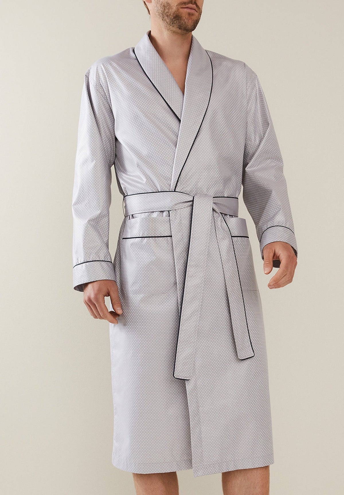 Luxury Jacquard | Robe Long - taupe