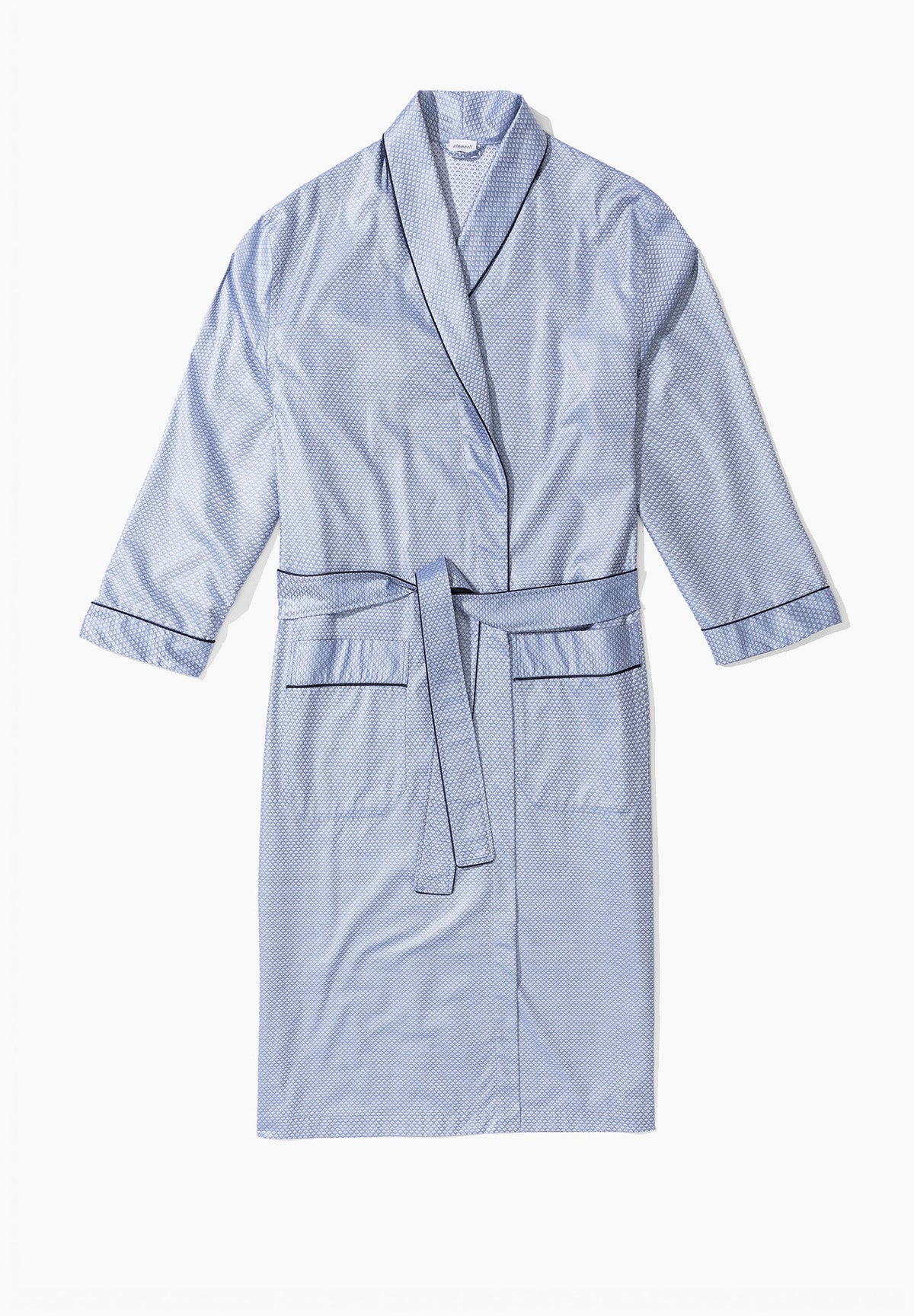 Luxury Jacquard | Robe Long - blue horizon