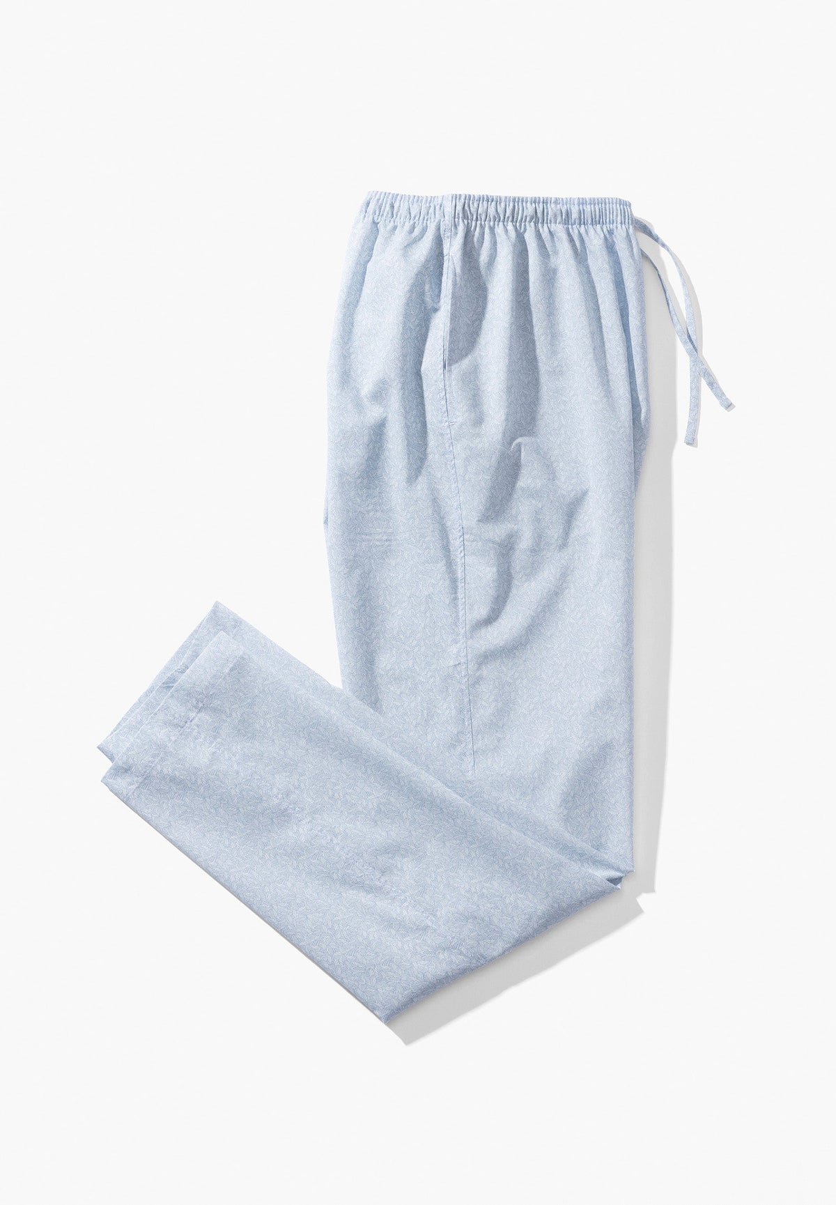 Cotton Voile Print | Pantalon - light blue