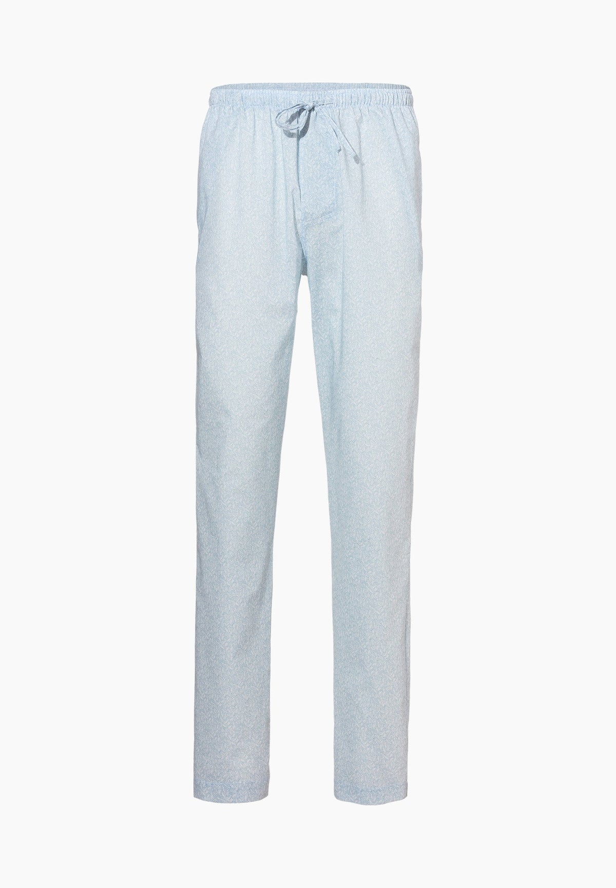 Cotton Voile Print | Hose lang - light blue