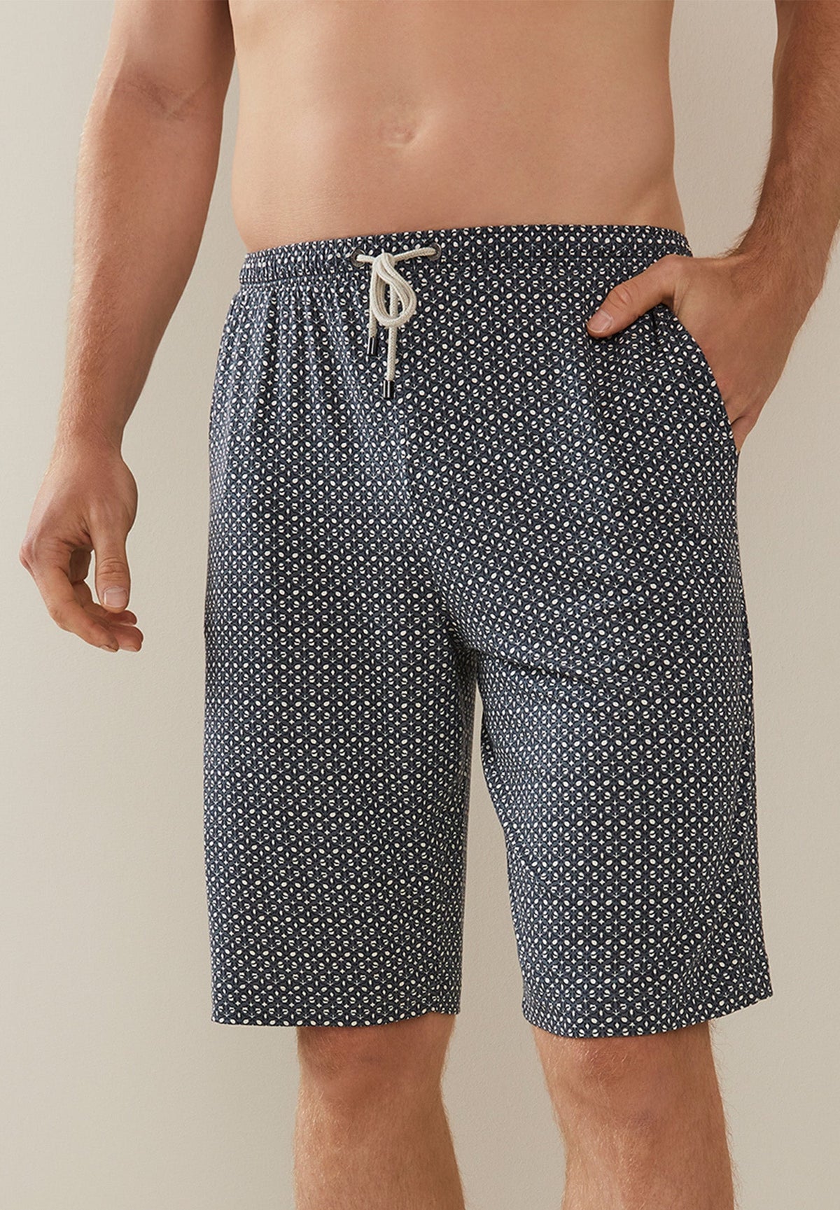 Pureness Print | Pants Short - dark slate