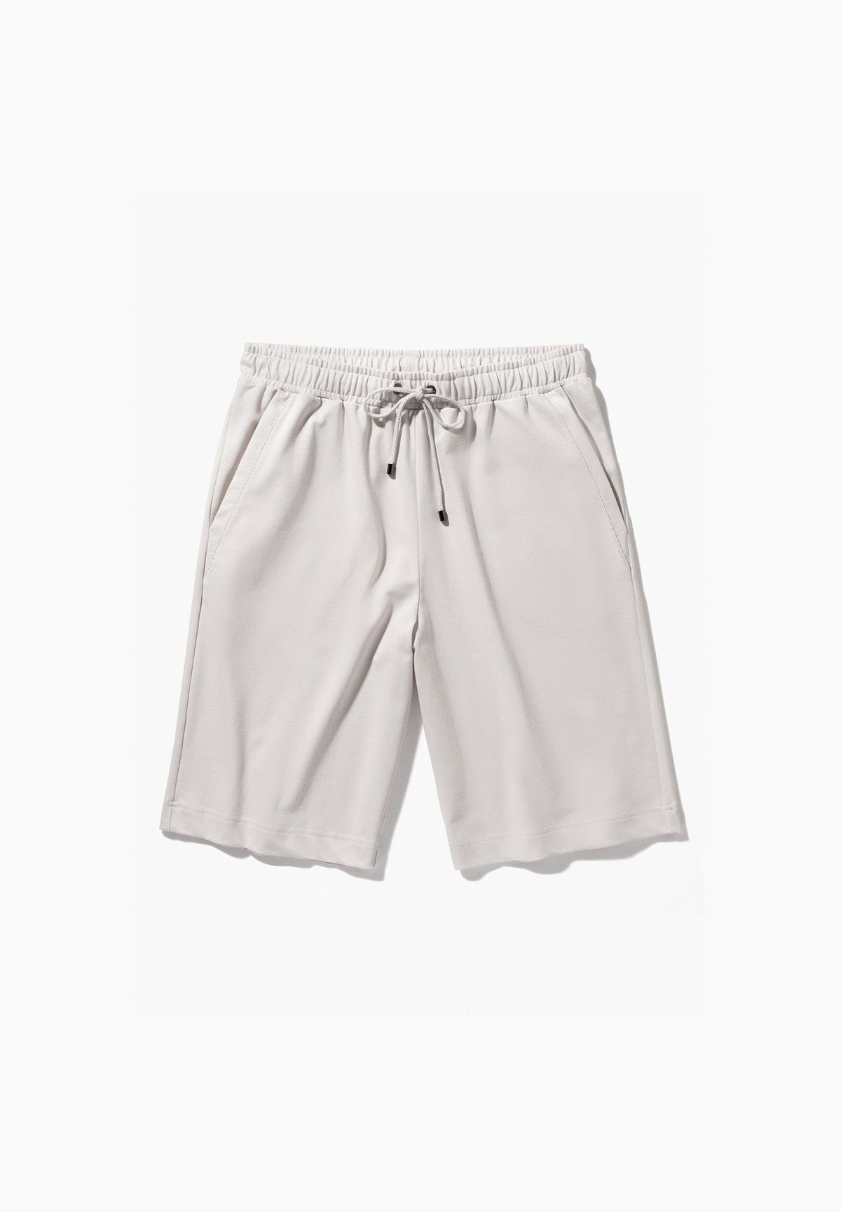 Piqué Lounge | Pantalon court - chalk white