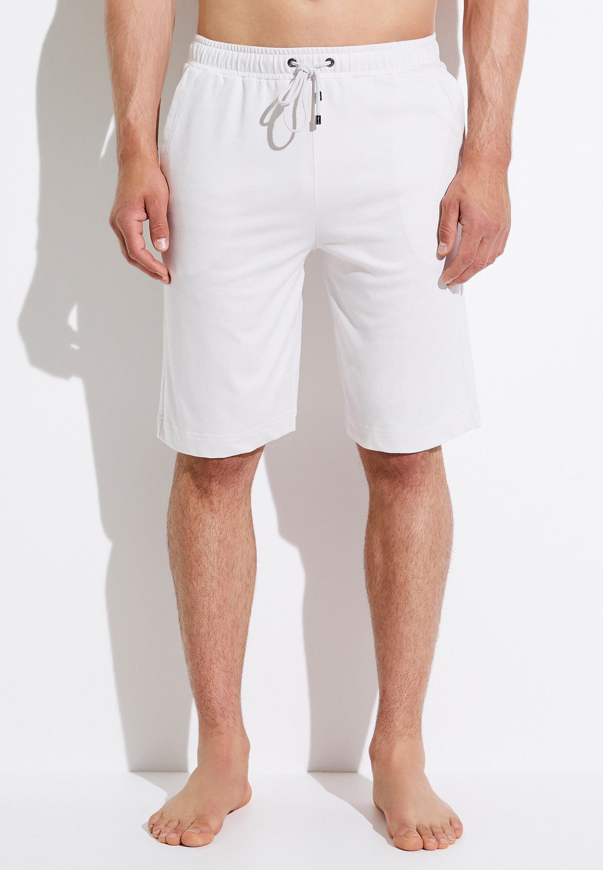 Piqué Lounge | Pants Short - chalk white