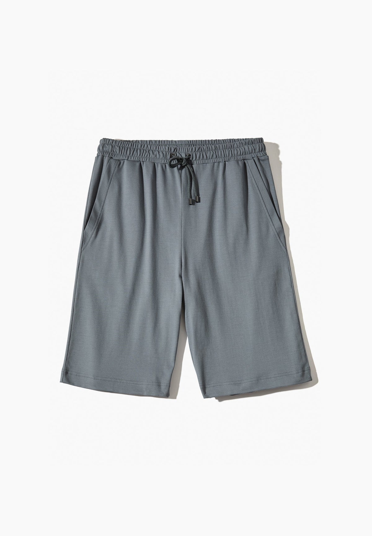 Piqué Lounge | Pants Short - steel blue