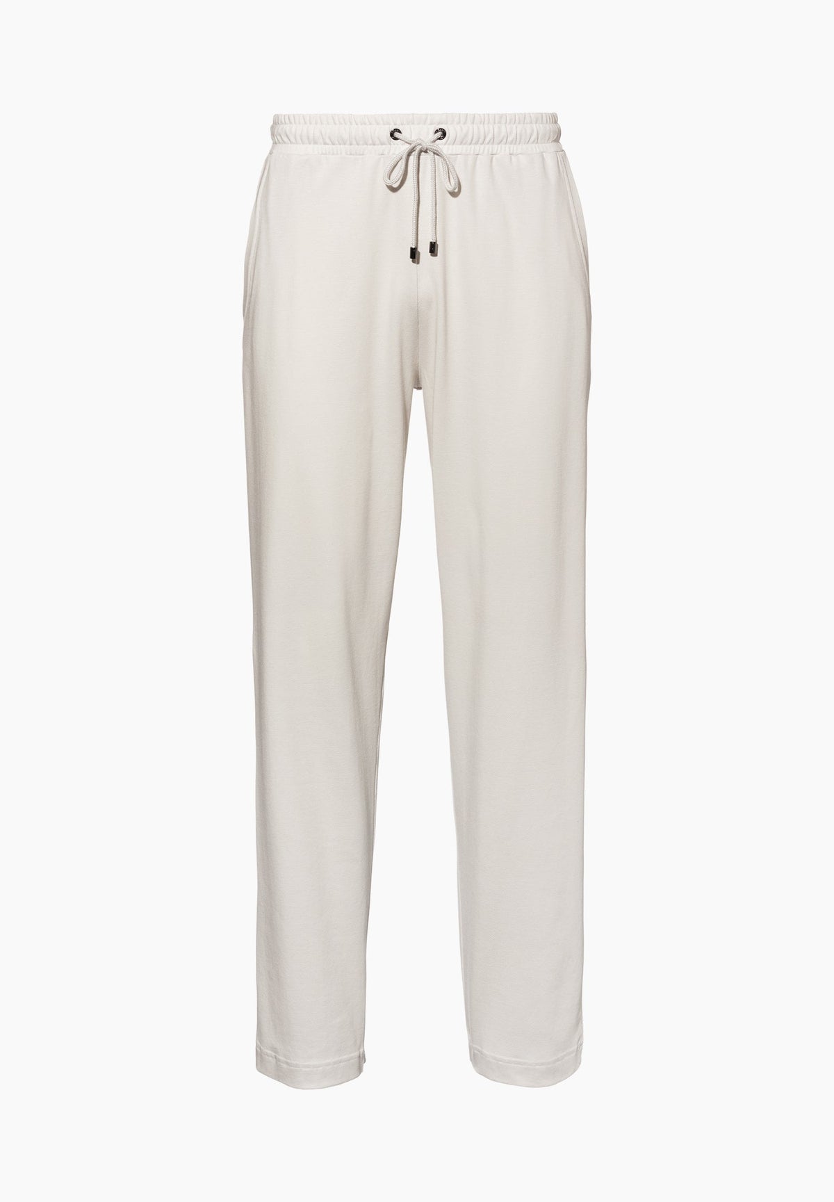 Piqué Lounge | Hose lang - chalk white