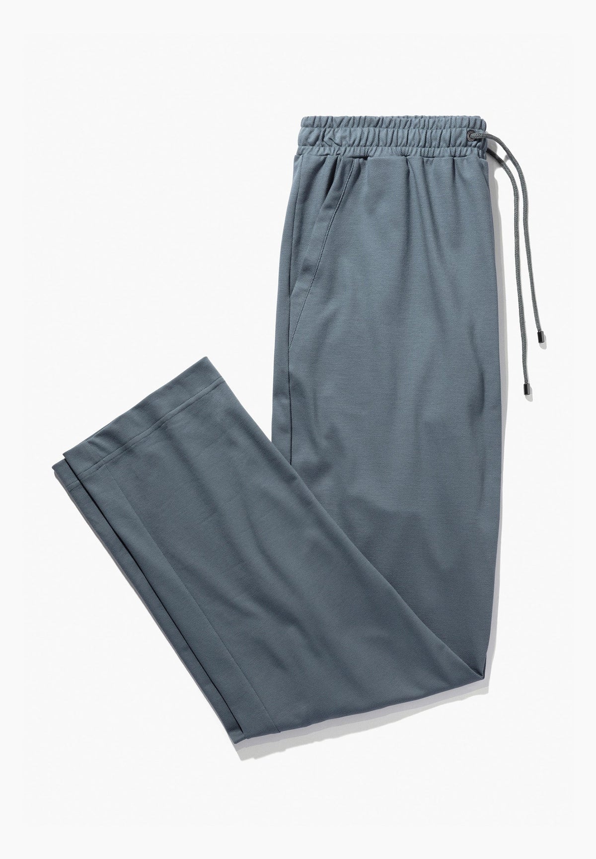 Piqué Lounge | Pantalon - steel blue