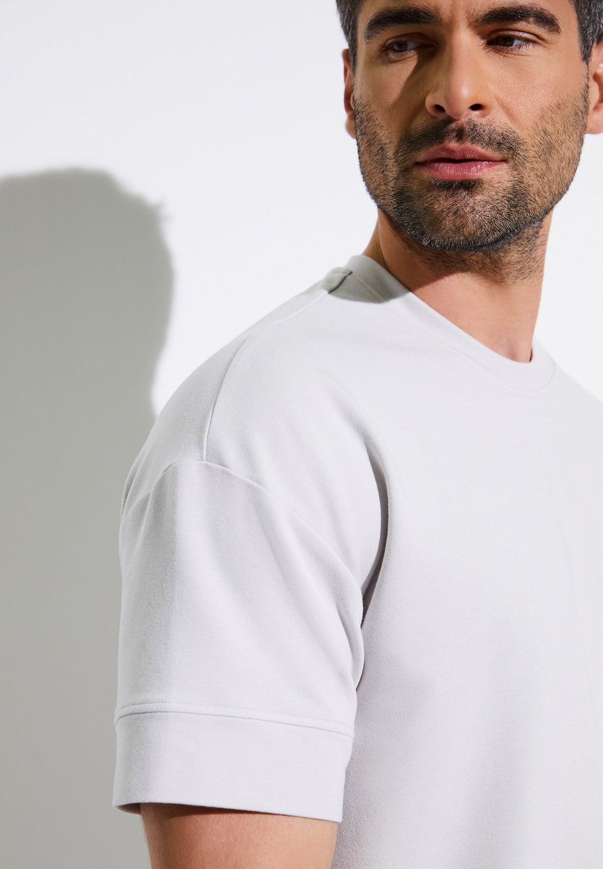 Summer Lounge | T-Shirt kurzarm - light grey