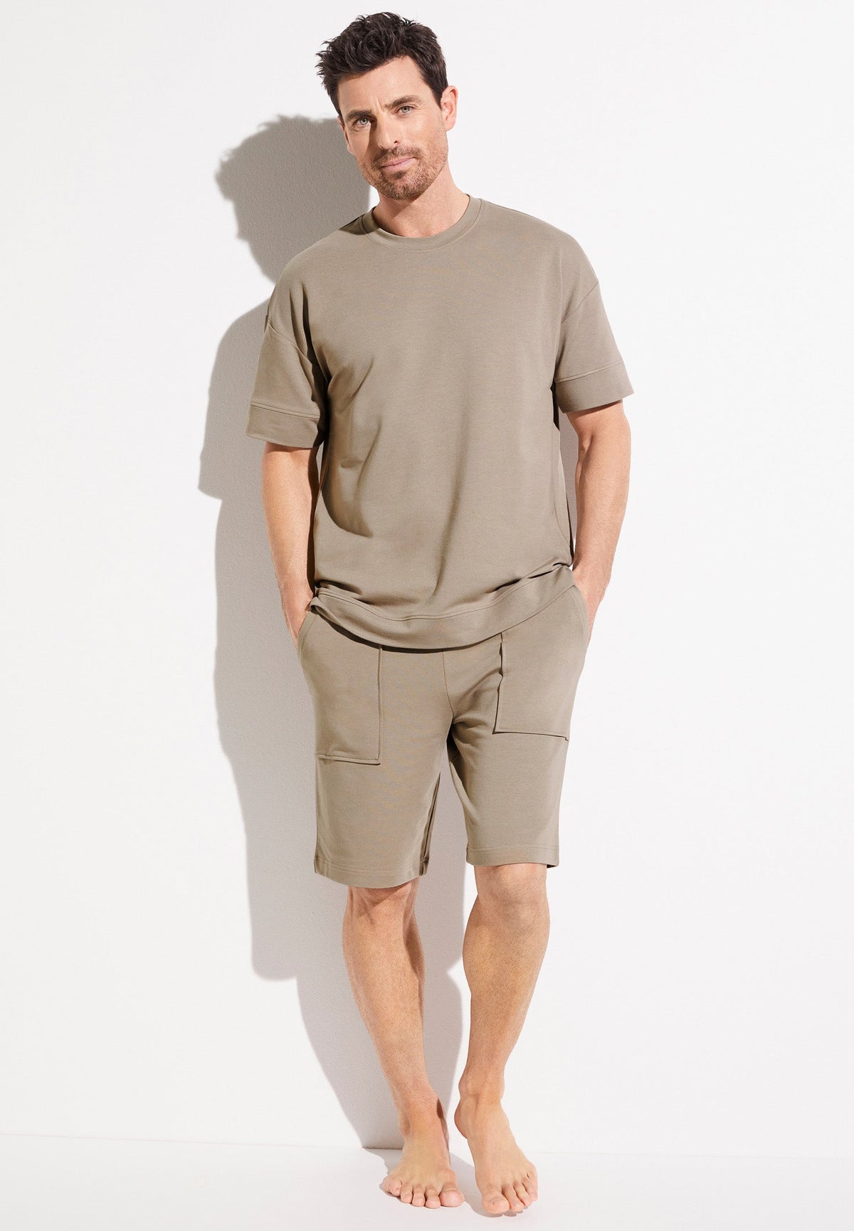 Summer Lounge | T-Shirt kurzarm - teak