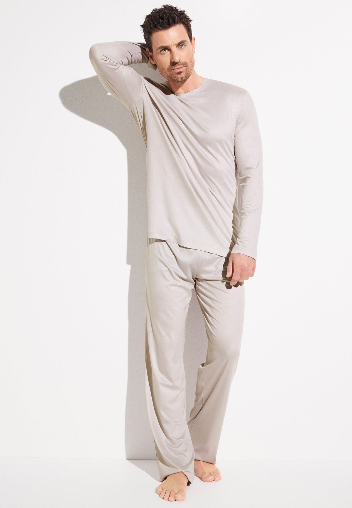 Sustainable Luxury | Pyjama Long - light grey