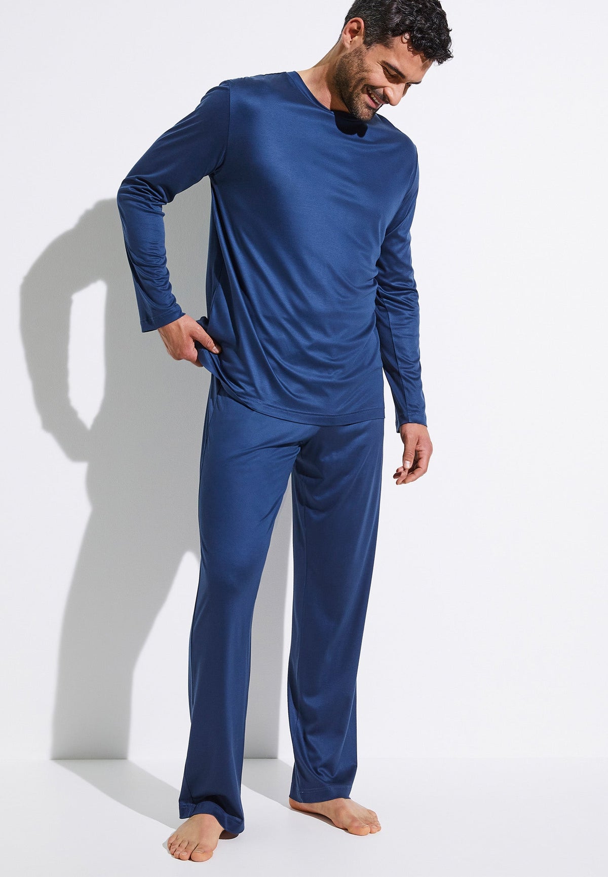 Sustainable Luxury | Pyjama longues - dark blue