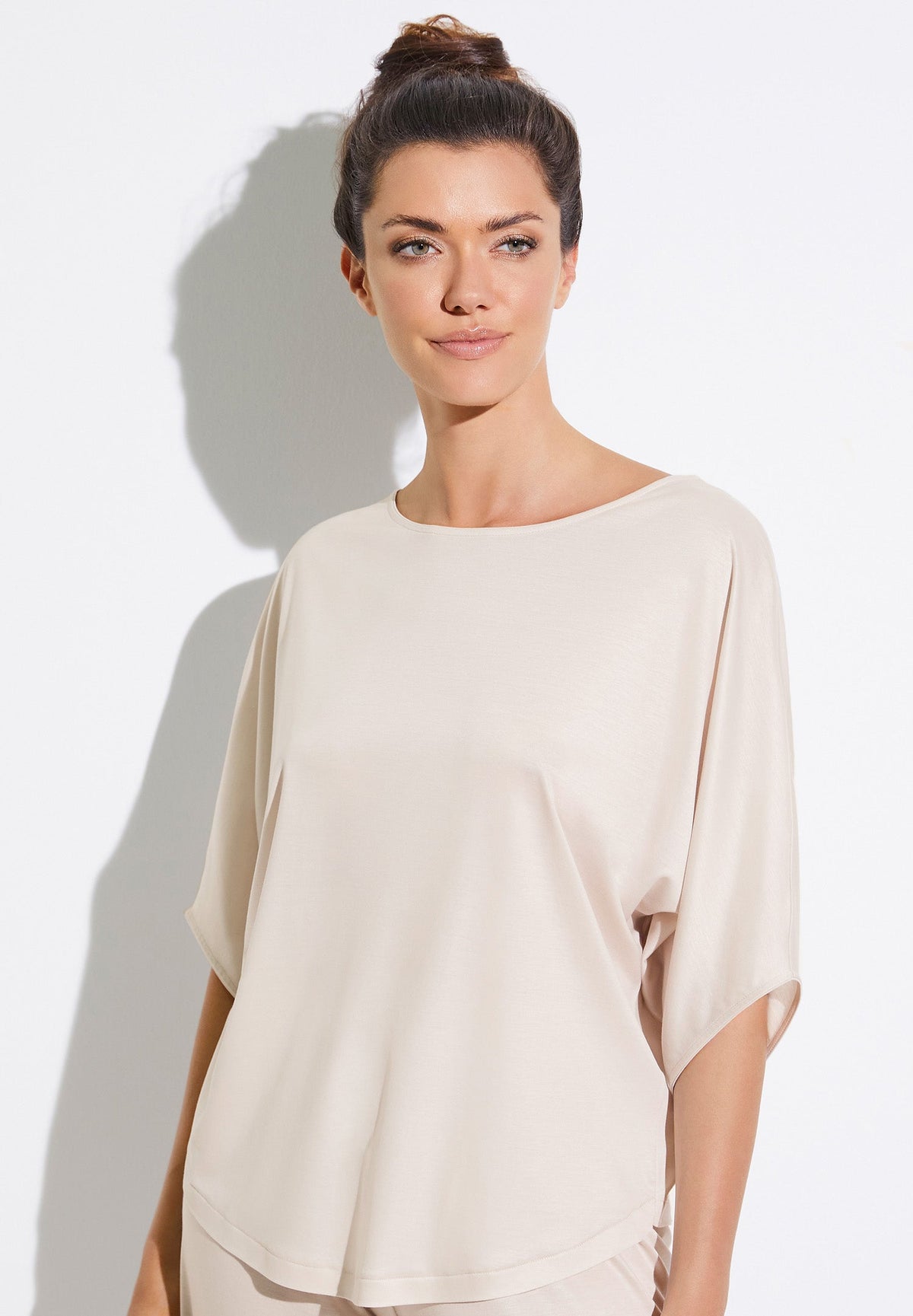 Sustainable Luxury | T-Shirt 3/4 Sleeve - dove