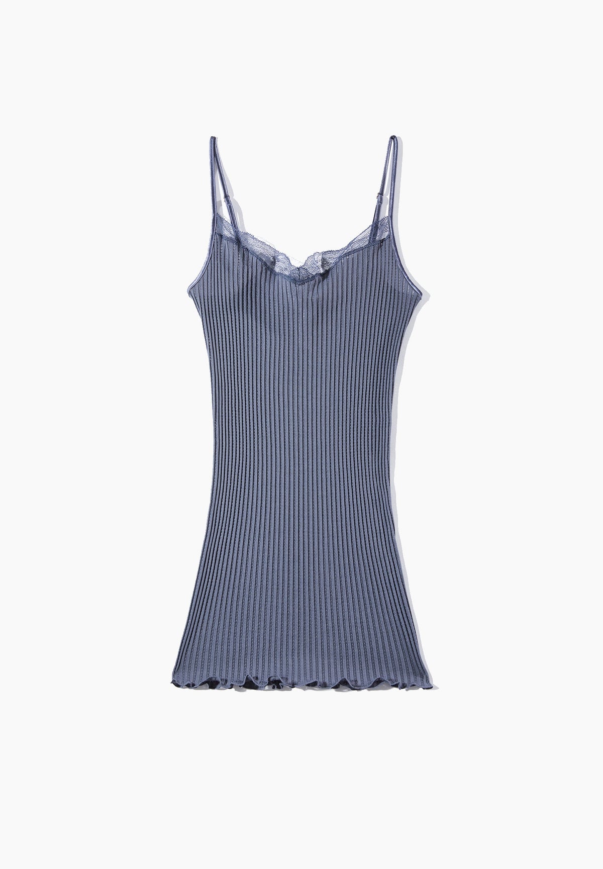 Maude Privé | Spaghetti Top - grey blue