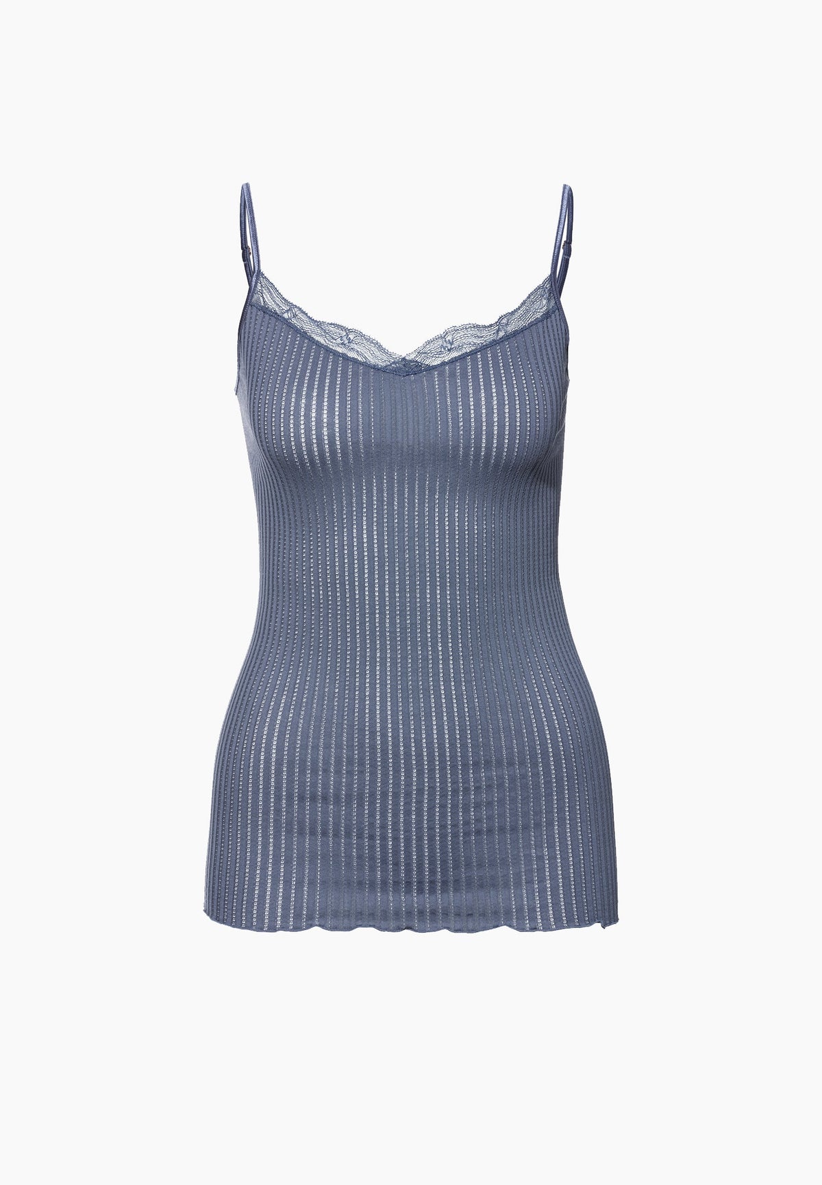 Maude Privé | Spaghetti Top - grey blue