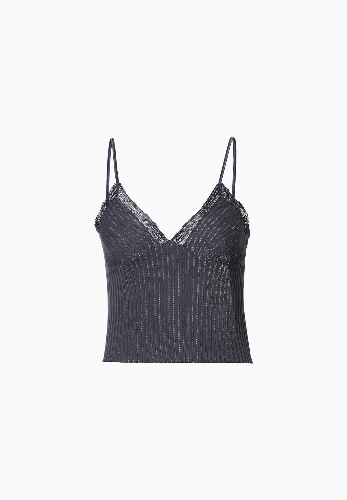 Maude Privé | Top Cropped - grey blue