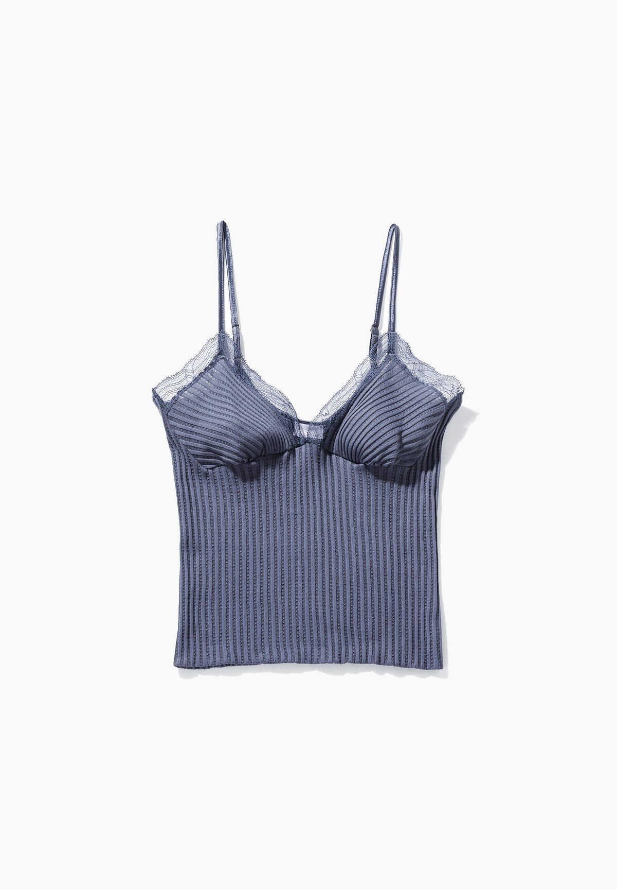 Maude Privé | Top Cropped - grey blue