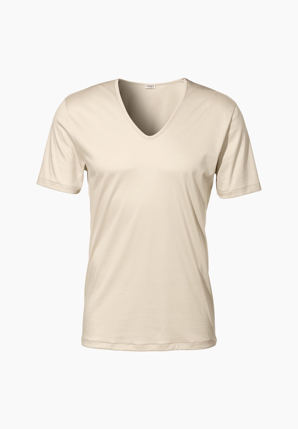 Sea Island | T-Shirt Short Sleeve V-Neck - oatmeal