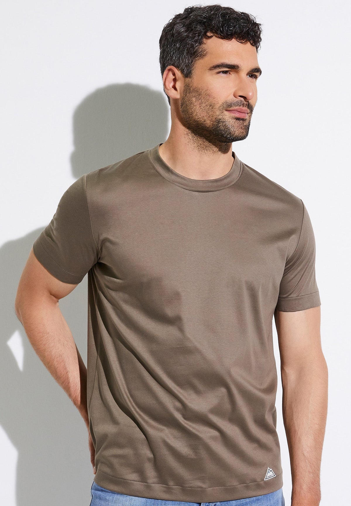 Sea Island | T-Shirt kurzarm - moos