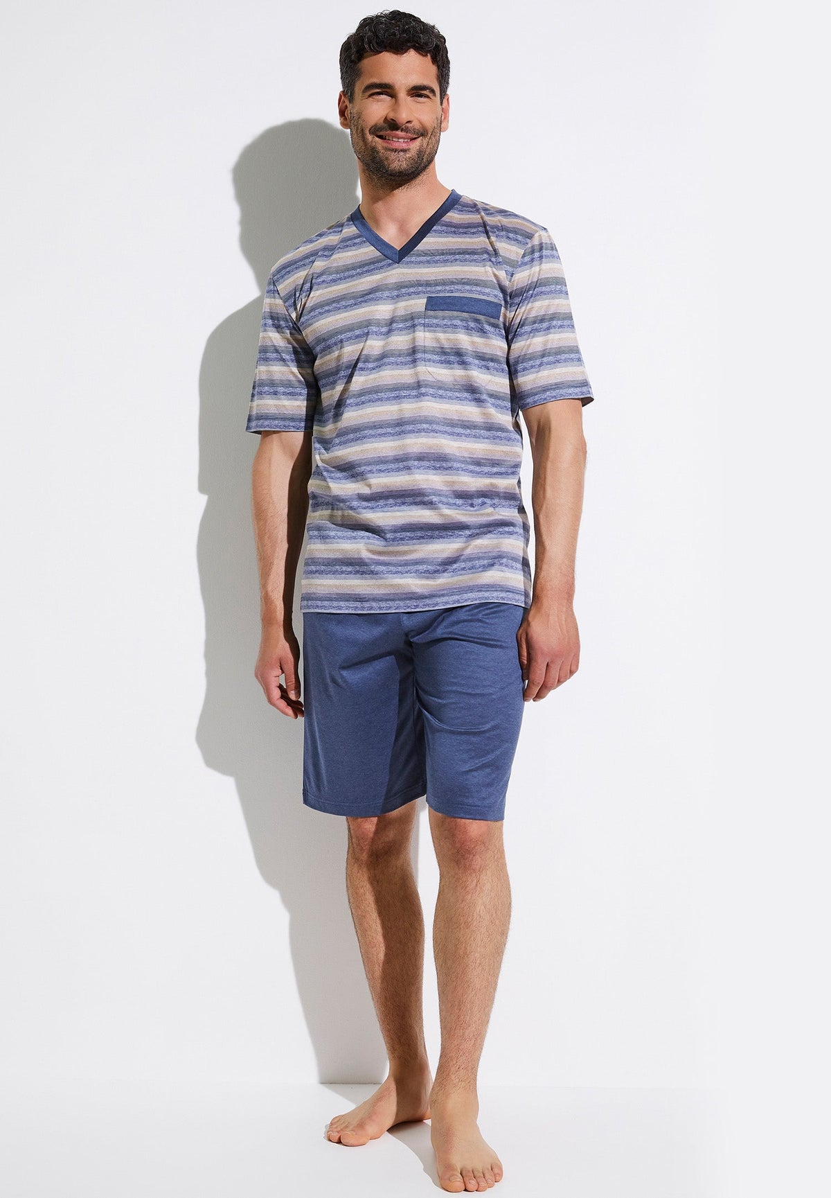 Filodiscozia | Pyjama Short - sand stripes