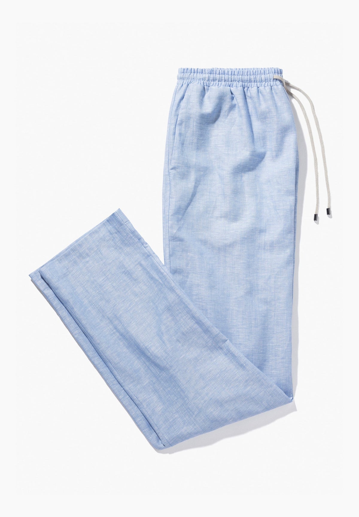 Linen Blend | Pantalon - light blue