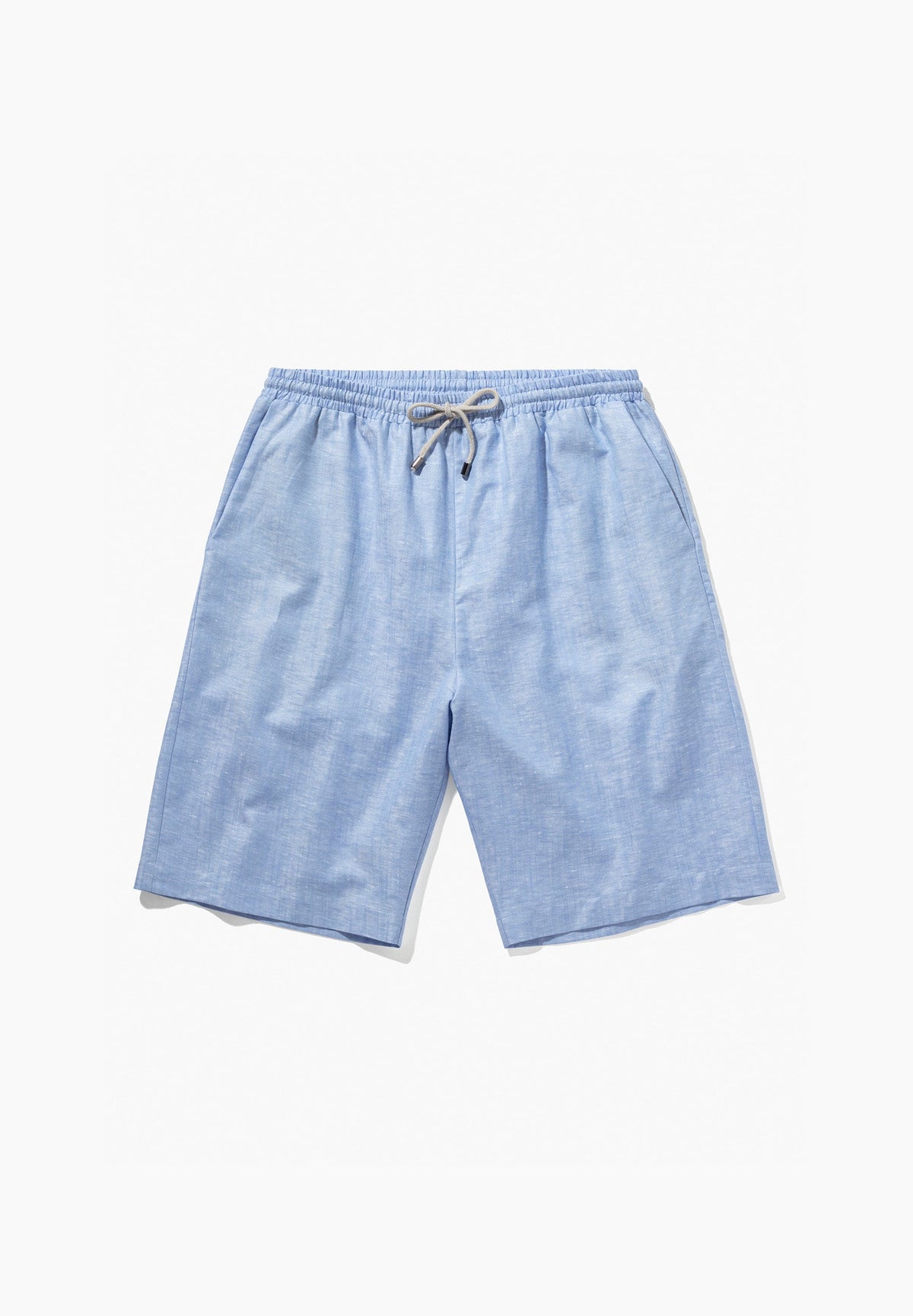 Linen Blend | Shorts - light blue