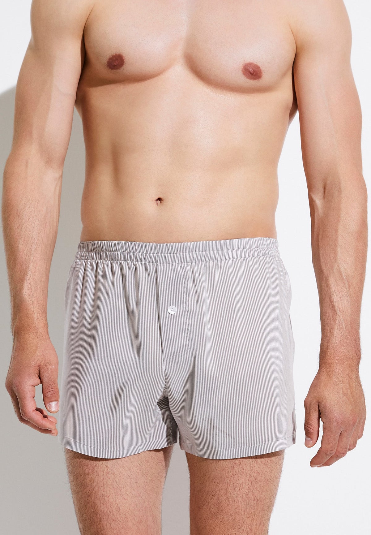 Pinstripes | Boxer Shorts - sand stripes