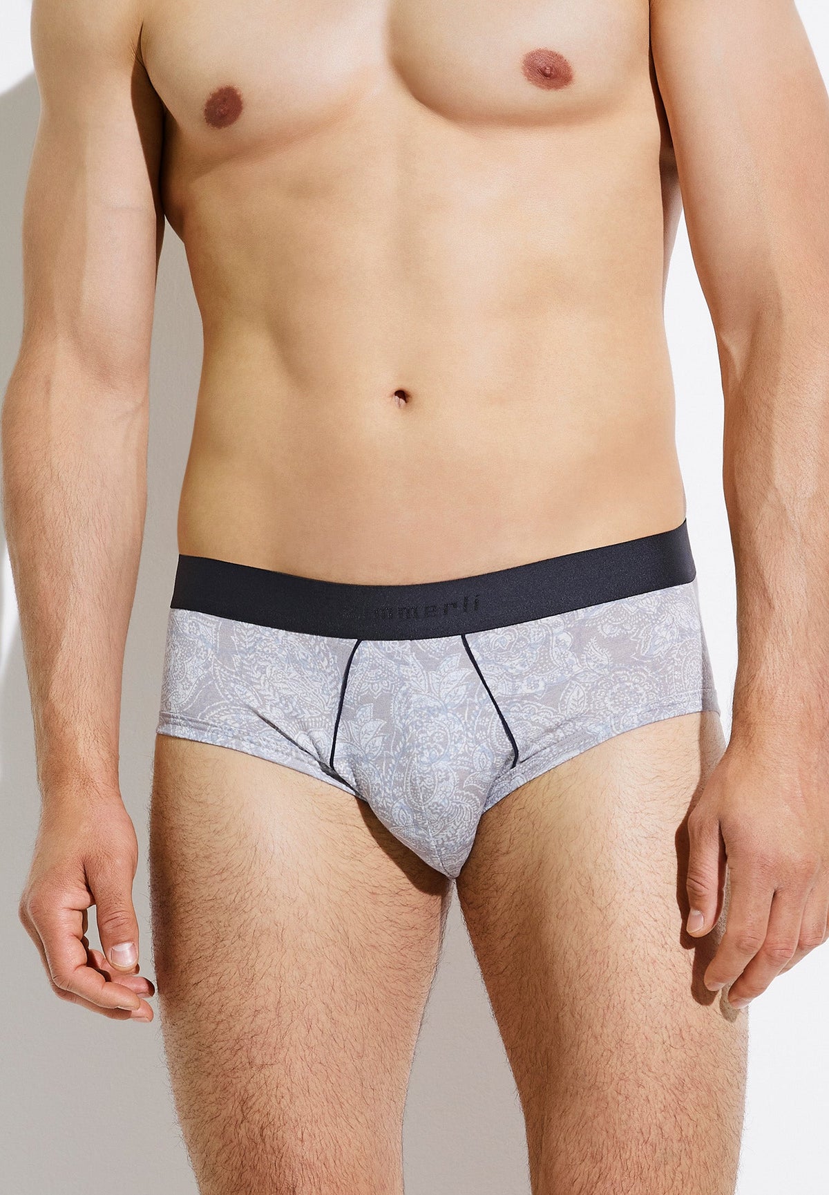 Pureness Print | Briefs - paisley light blue