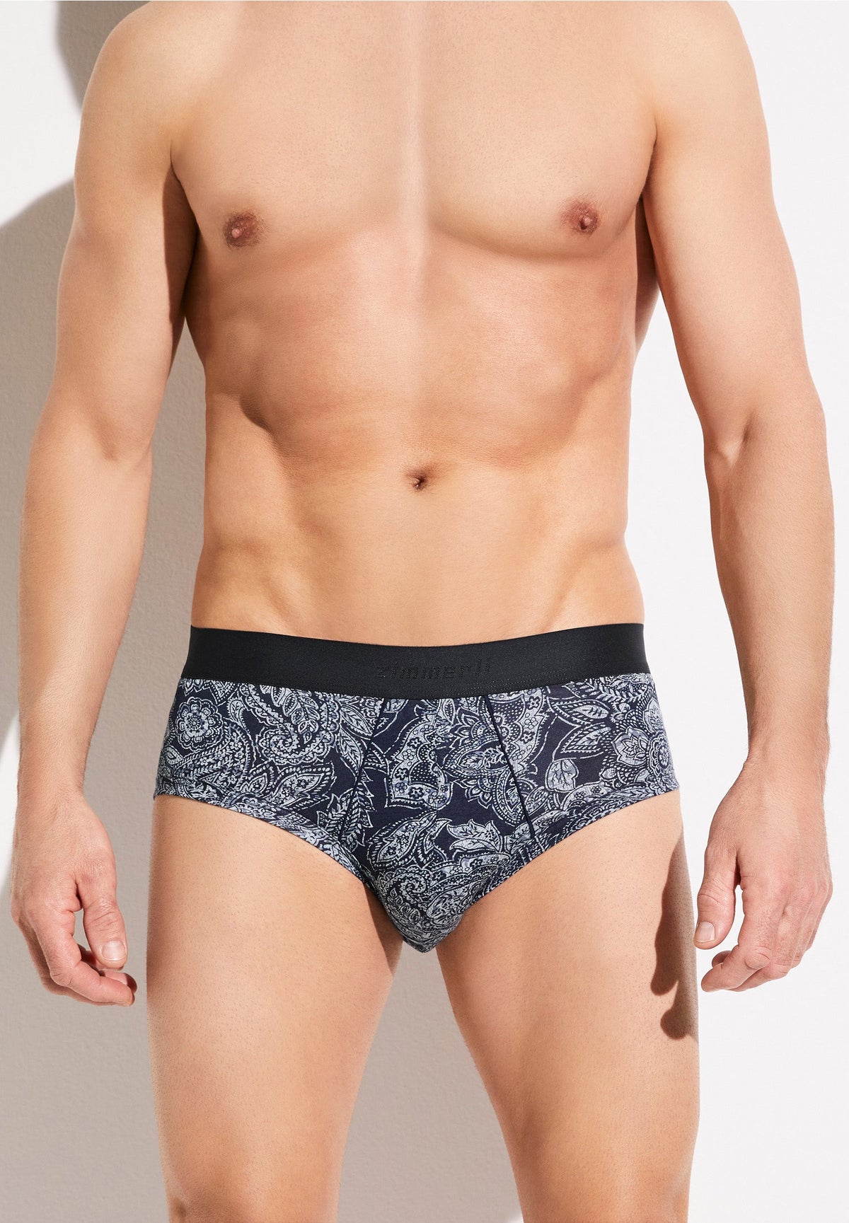 Pureness Print | Briefs - paisley blue