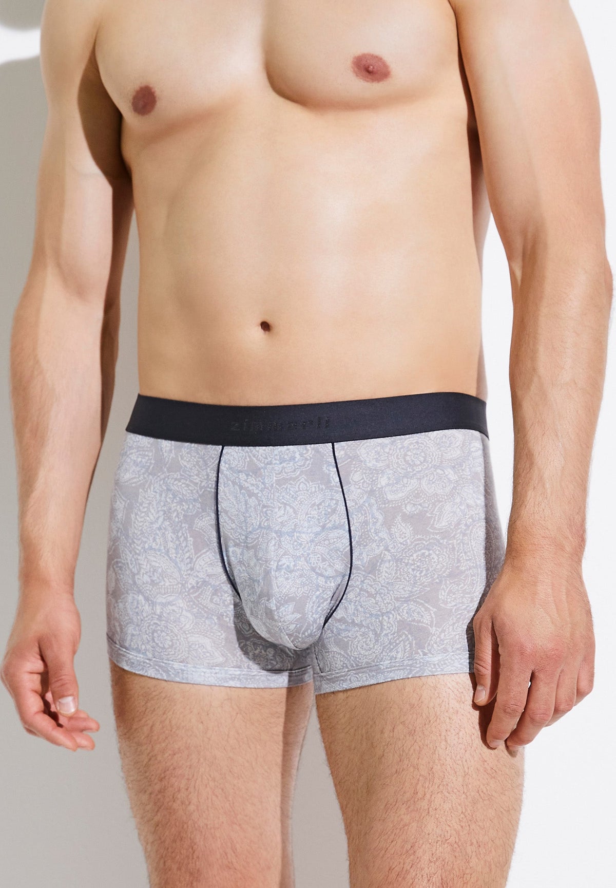 Pureness Print | Boxer Brief - paisley light blue