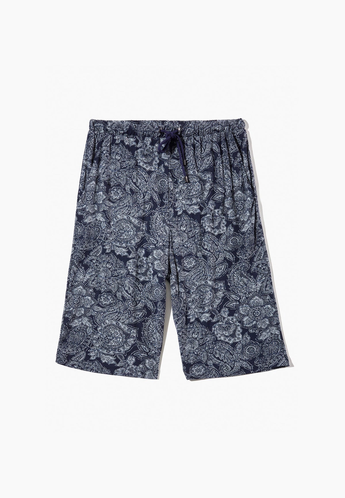 Pureness Print | Pantalon court - paisley blue